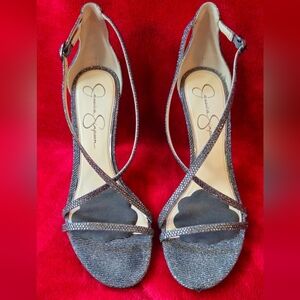 Jessica Simpson Black Strappy Sandals